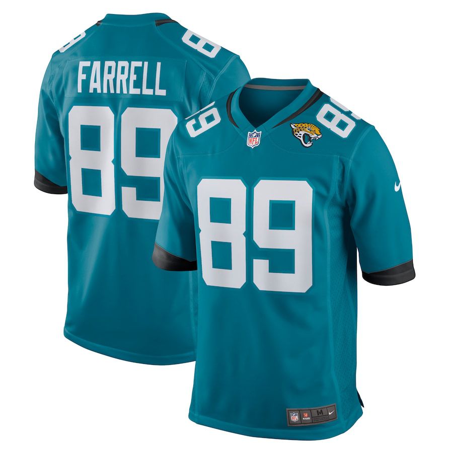 Men Jacksonville Jaguars #89 Luke Farrell Nike Green Game NFL Jersey->jacksonville jaguars->NFL Jersey